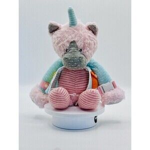 Buckle and Snap Buddy Demdaco Plush Learning Unicorn Stuffed Animal Toy